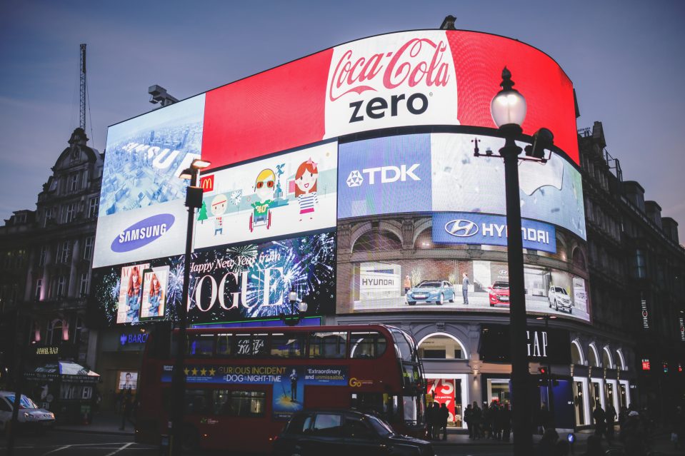 London advertising digital billboards